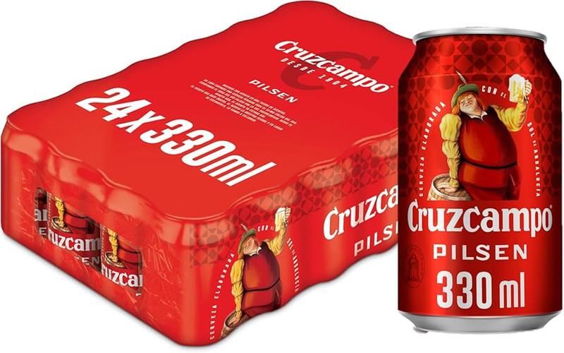 Caja de Cerveza Cruzcampo 24 Latas