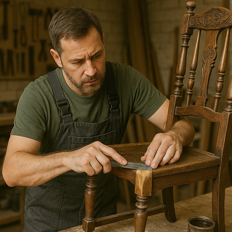 Reparación y restauración de muebles de madera