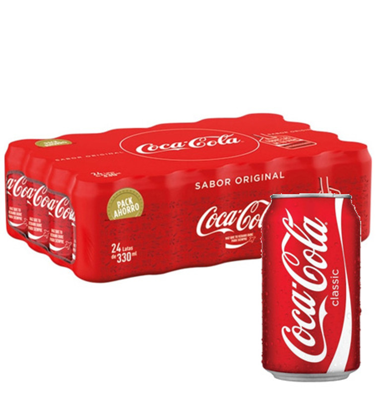 Caja de lata CocaCola 24 Unidades